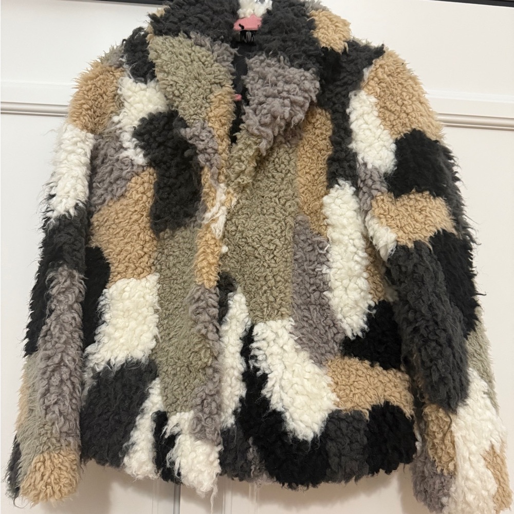 Show Me Your MuMu Multicolor Sherpa Jacket